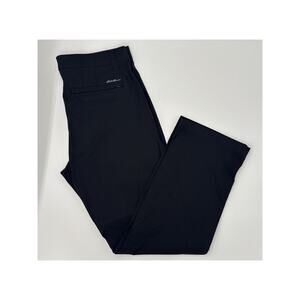 Eddie Bauer | Dress Slacks | Men’s 33x30 | Black | Flat Front Zip Pocket